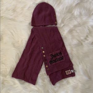 Juicy Couture beanie & scarf set
